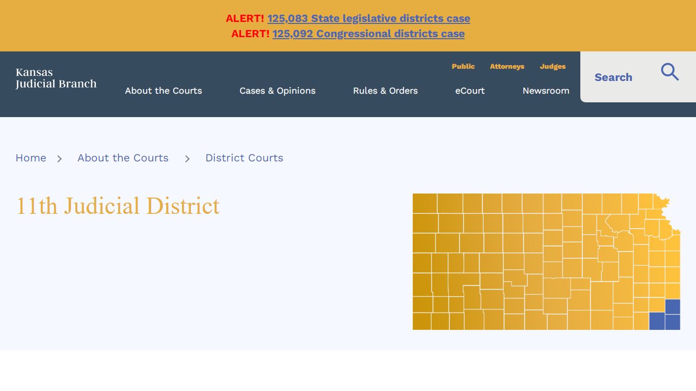 11th Judicial District - KS Courts